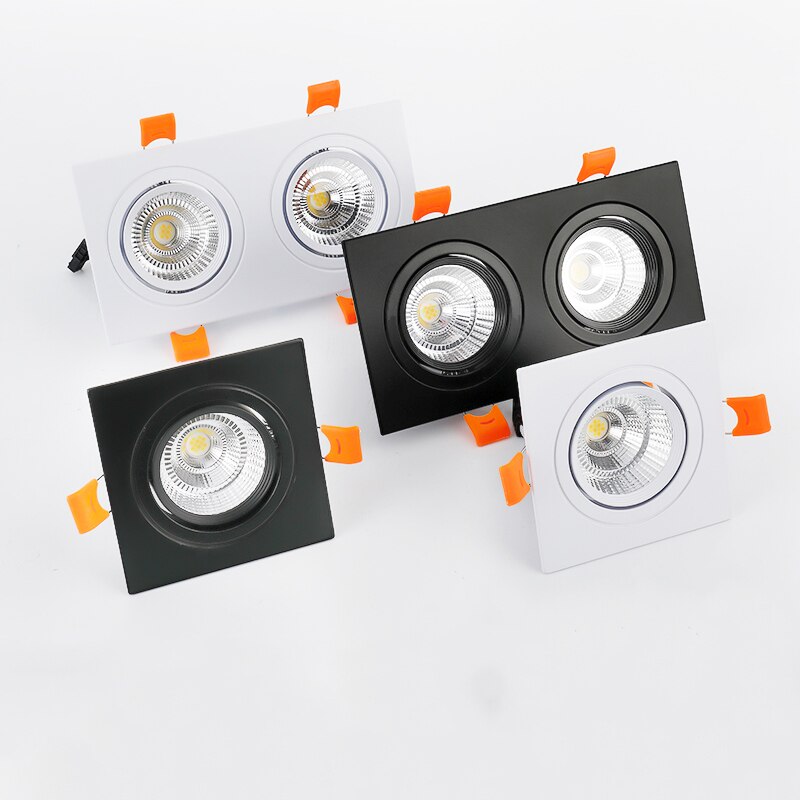 Dimmable Recessed COB LED Downlights 5W 7W ..